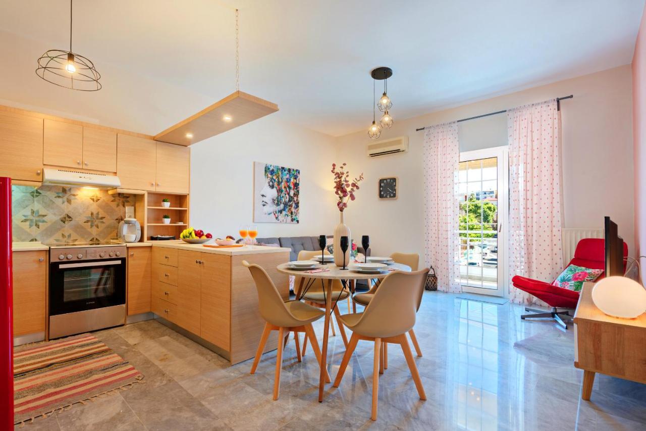 Tres Jolie - Stylish Cityheart Apartment Rethymno  Luaran gambar